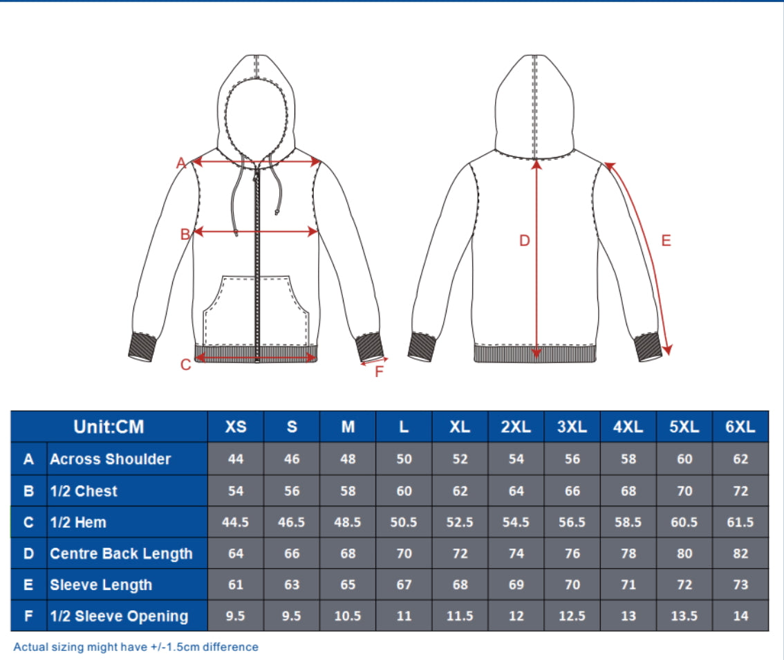 PREORDER : Custom ZIP Hoodies (PAKEKE)