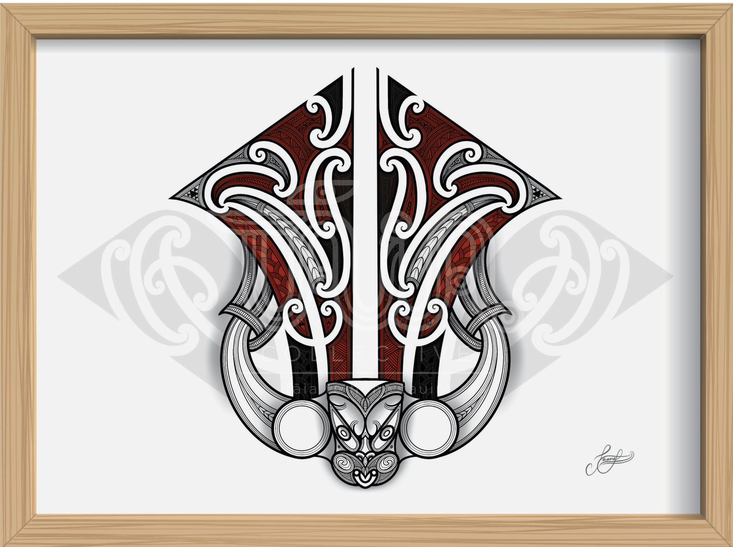 Mauri Ora : A4 Landscape