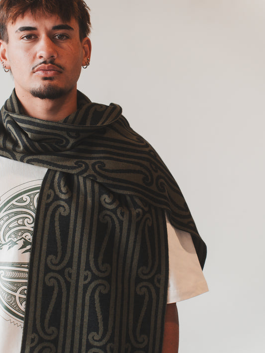 MERINO SCARF - Kākāriki (Green)