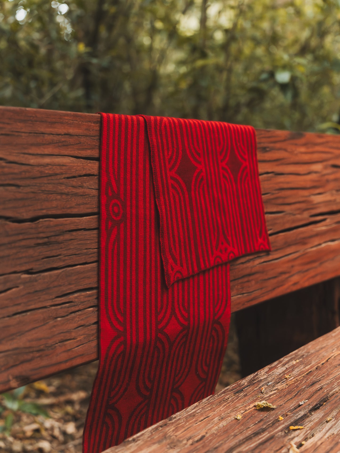 MERINO SCARF - Whero (Red)